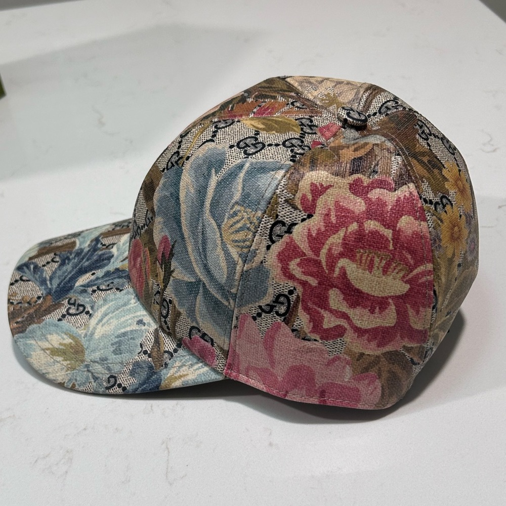 AUTHENTIC Gucci Supreme Flora Hat Size Medium - Picture 3 of 6